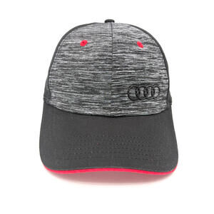 Audi Black Logo Rubber Decal Adjustable Cap